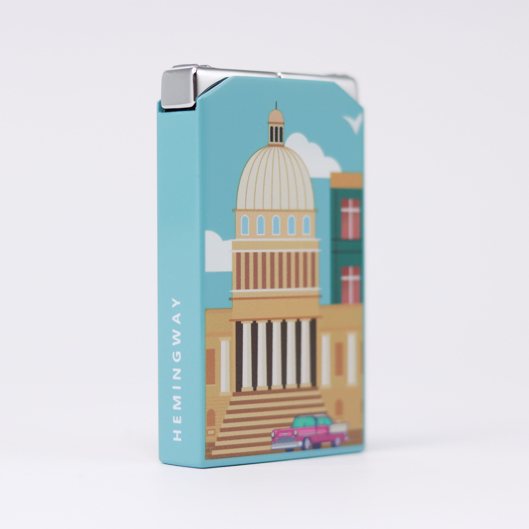 Hemingway Cigar Lighter Limited Edition right side view with white background