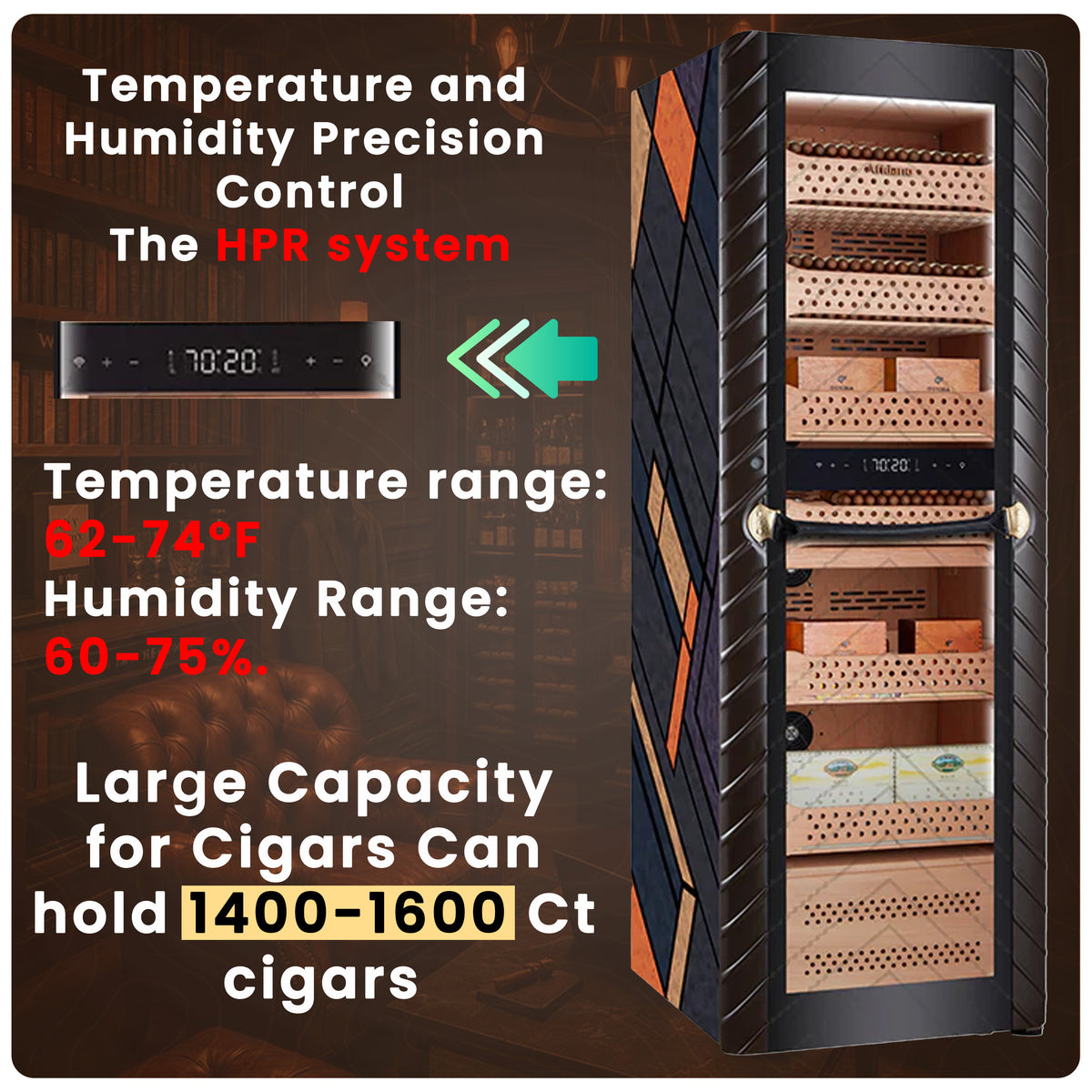 Afidano Electric Cigar Humidor C8 4th Photo