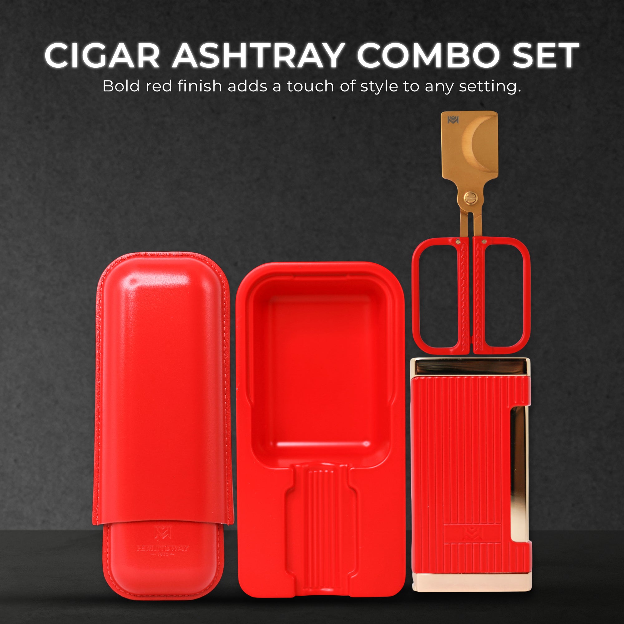 Red 4-Piece Accessory Bundle