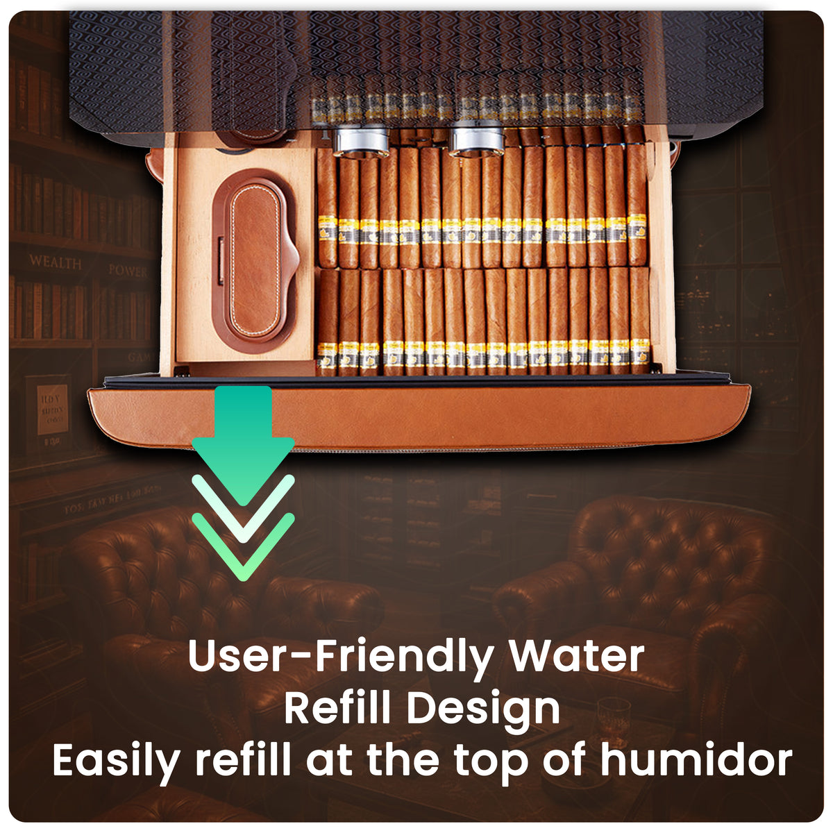 Afidano Electric Cigar Humidor L6 8th Photo