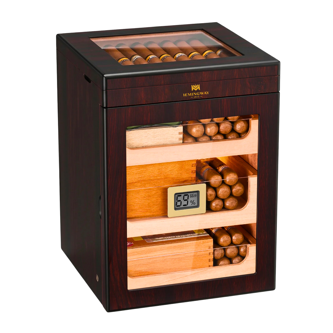 Hemingway Classic Humidor Spanish cedar interior drawers