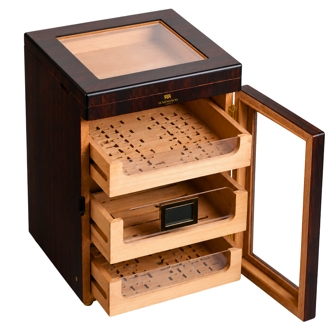 Hemingway Classic Humidor with top storage
