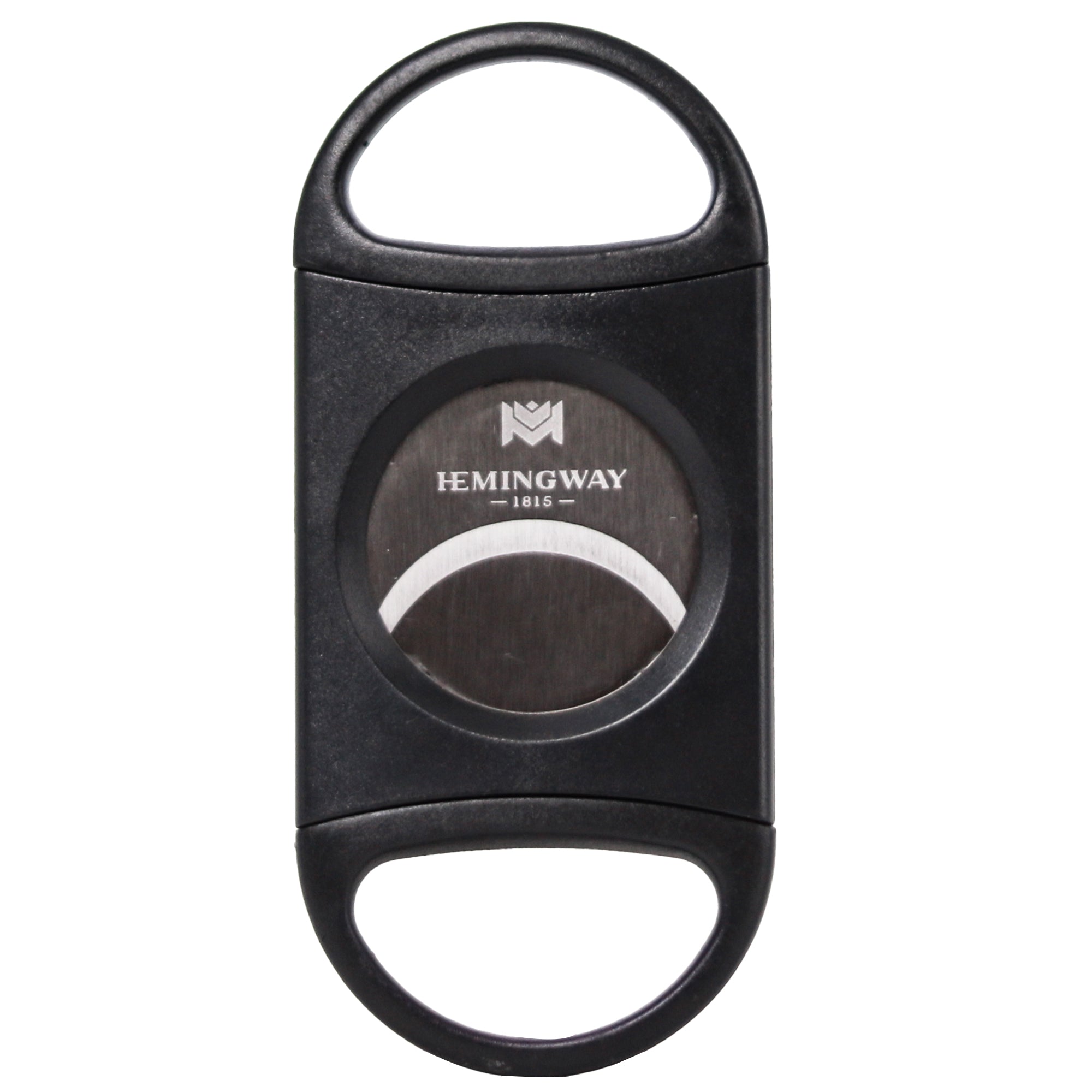Hemingway Double Blade Cigar Cutter Black hero front view
