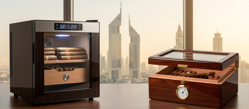 Electric Humidor vs Normal Humidor: Which Is Better for UAE Weather?