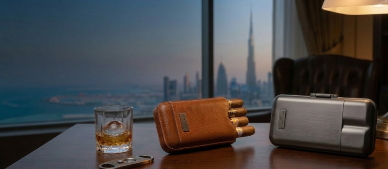 Leather Cigar Case vs Metal Case