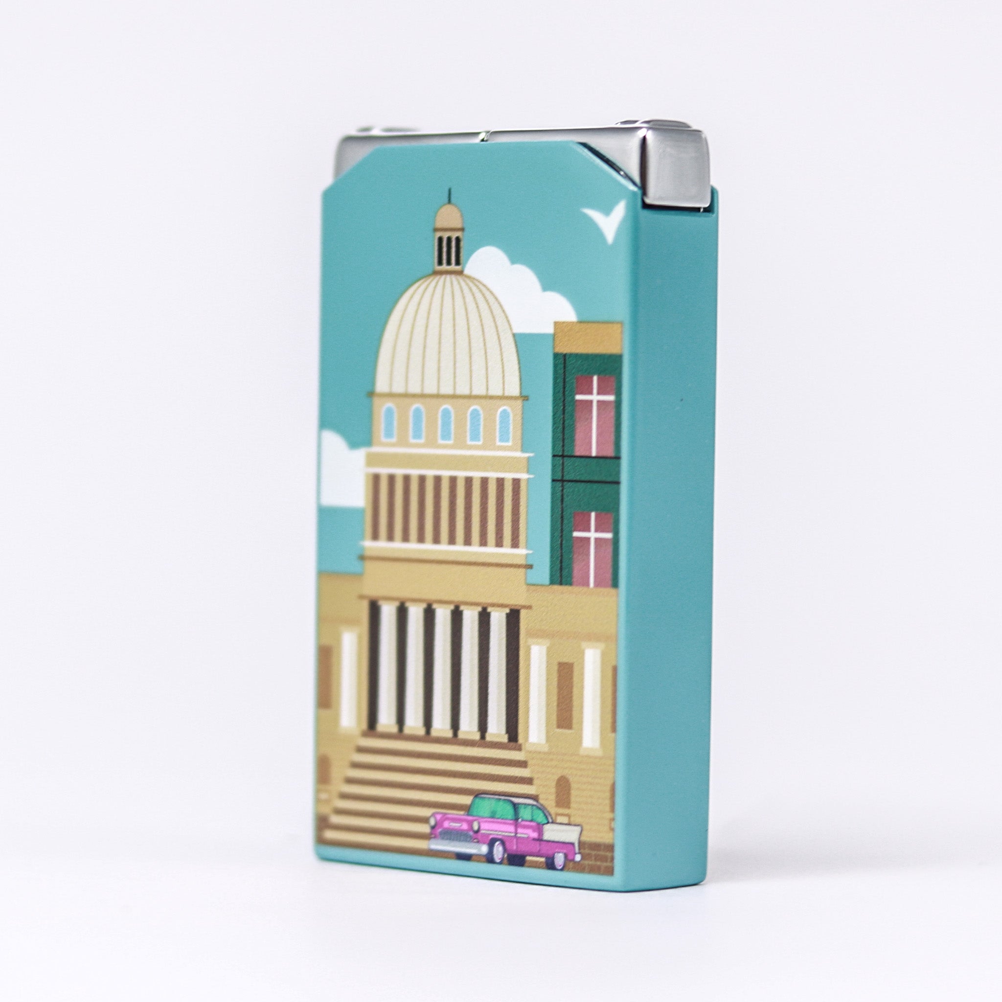 Hemingway Cigar Lighter left sideview with white background