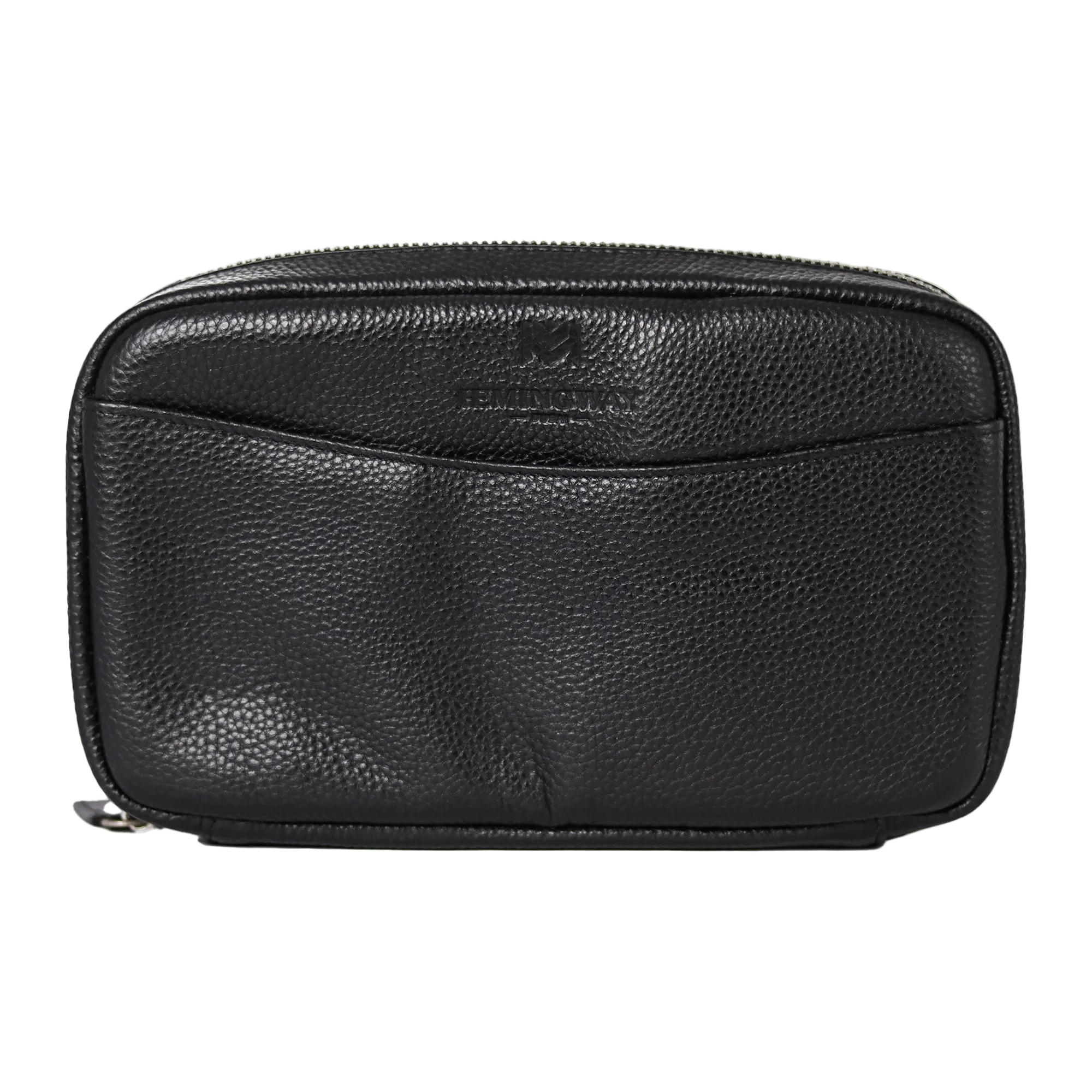 Luxury black leather cigar travel case set for premium cigar storage in UAE
