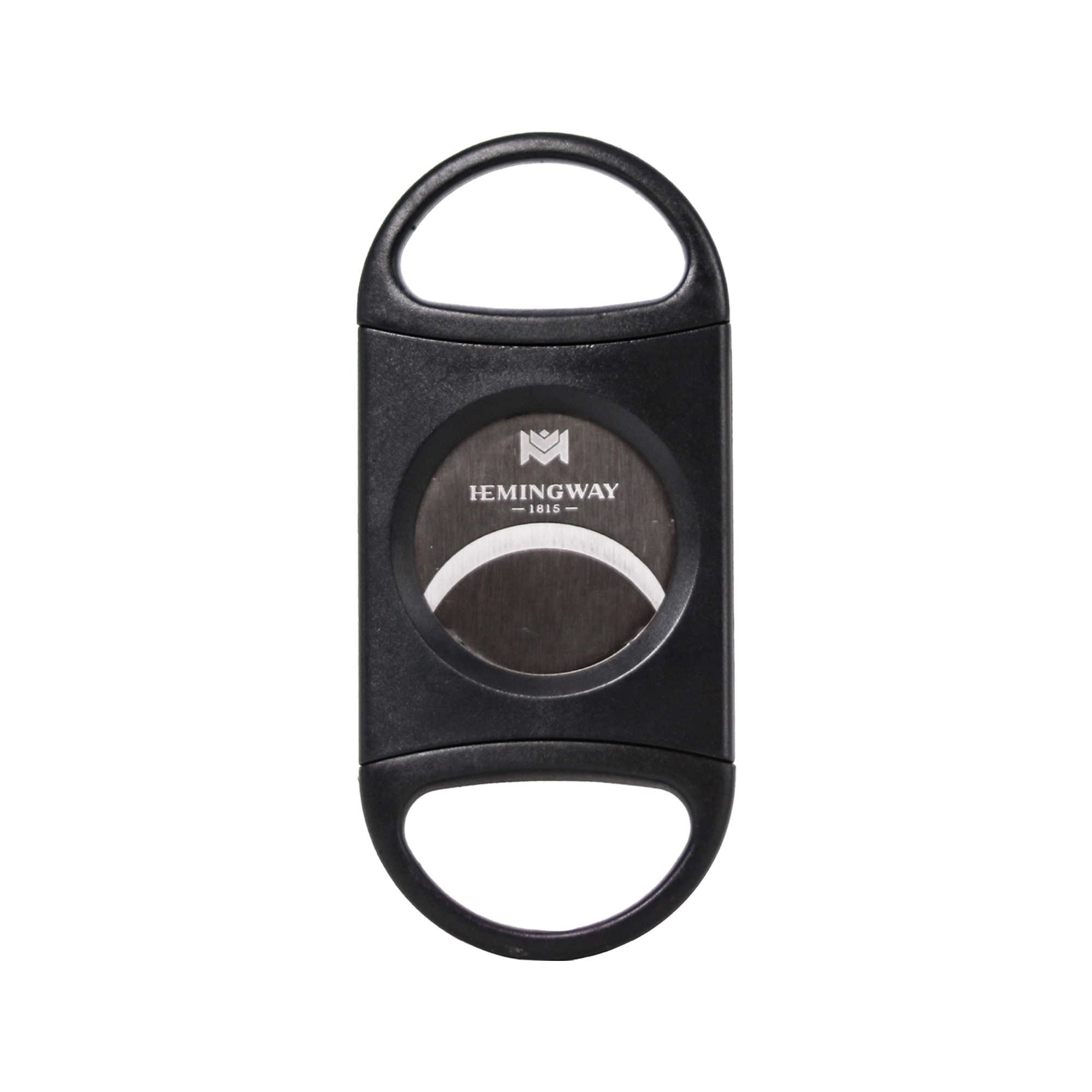 Double Blade Cigar Cutter – Black Stainless Steel