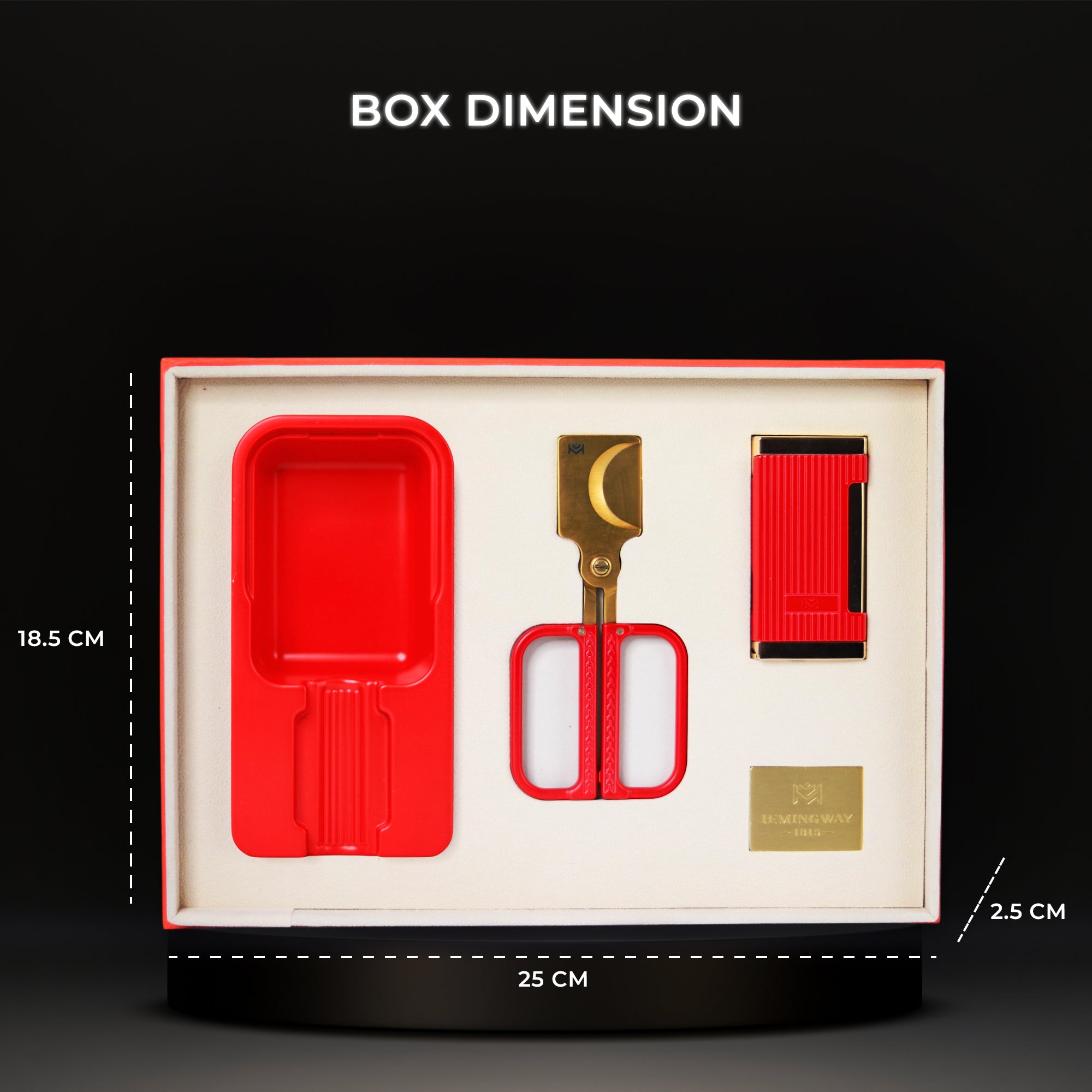 Red 3-Piece Accessory Gift Set