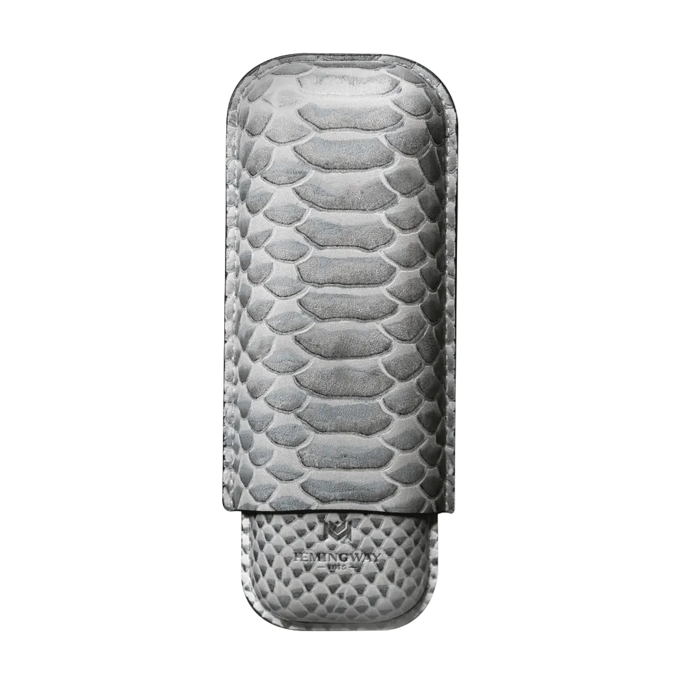 Gray textured phone case on a white background