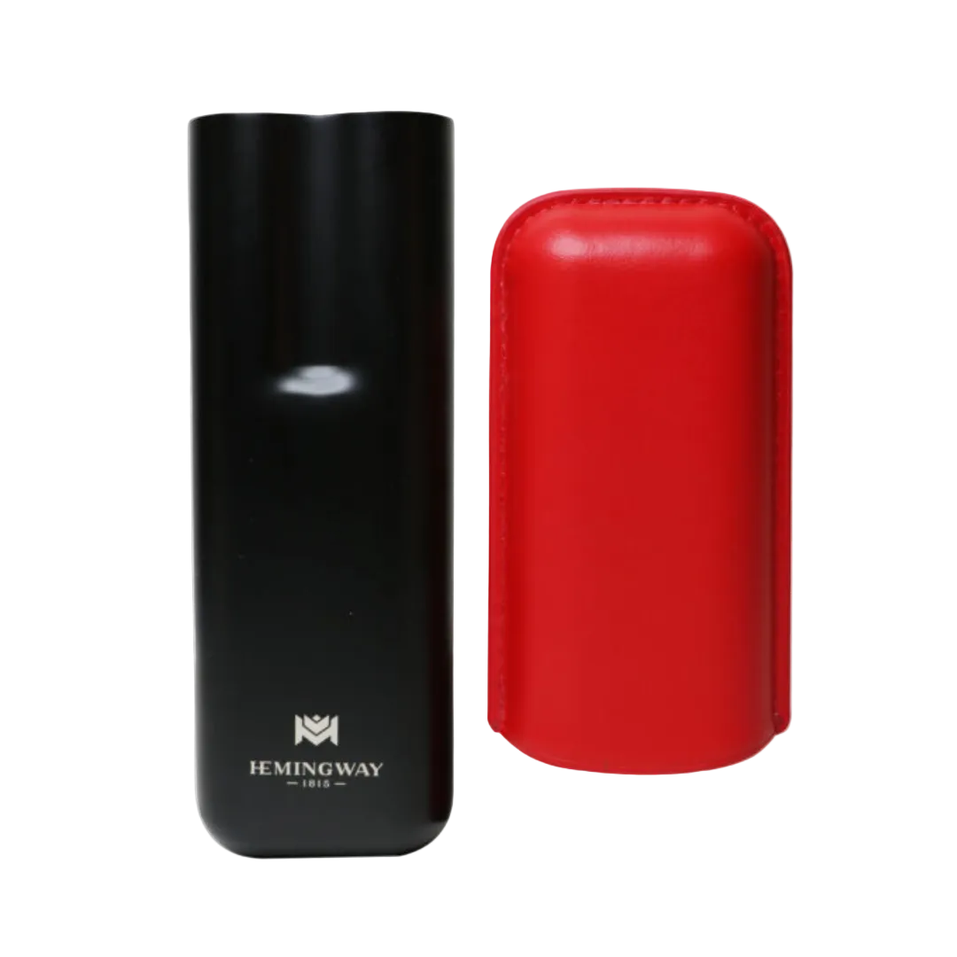 Hemingway Cigar Case Open